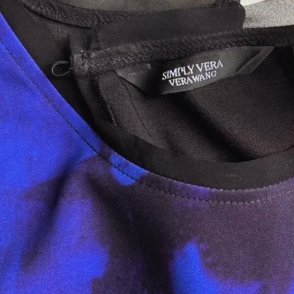 Simply Vera Verawang Abstract Slip Dress EUC Size Med - Picture 2 of 8